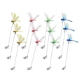 thumbnail image 1 of 12 Pc Dragonfly Clip Bug Repellent, Outdoor Fake Dragonfly Rod Clip, 3D Artificial Dragon Fly Hat Clips, Realistic Dragon Flies Clips On, Multicolor Waterproof Outdoor Patio Garden Decor, 1 of 7