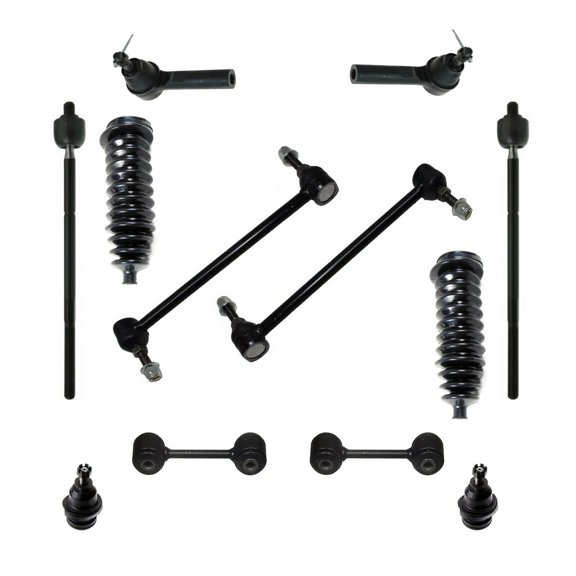 12 Pc Front & Rear Sway Bar Links Tie Rod Ends Complete Suspension Kit Fits select: 2001-2007 DODGE GRAND CARAVAN, 2001-2007 CHRYSLER TOWN & COUNTRY