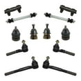 thumbnail image 1 of 12 Pc Front Suspension Kit Adjusting Sleeves Inner & Outer Tie Rod Ends Upper & Lower Ball Joints Sway Bar End Links Fits select: 1994-1999 DODGE RAM 2500, 1994-1999 DODGE RAM 3500, 1 of 10