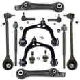 thumbnail image 1 of 12 Pc Front Suspension Kit Control Arm Rearward & Forward Position, Tie Rod Ends, Lower Ball Joints Adjustable Compatible with RWD Models Only Fits select: 2005-2006 CHRYSLER 300C, 1 of 12