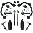 thumbnail image 1 of 12 Pc Front Suspension Kit For [STANDARD SUSPENSION]. Upper Control Arms, Lower Ball Joints Sway Bar and Tie Rods w/Rack Boots - [Control Arms Measure 9 1/2" From Inside Bushing to Inside Bushing], 1 of 8