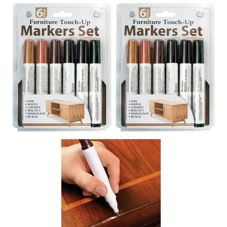 Wood Stain Touch-Up Marker Wood Furniture & Floor Pens Scratch Repair  Marker 