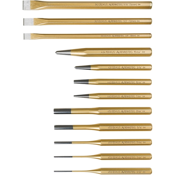12 Pc Punch and Chisel Set 9R400012