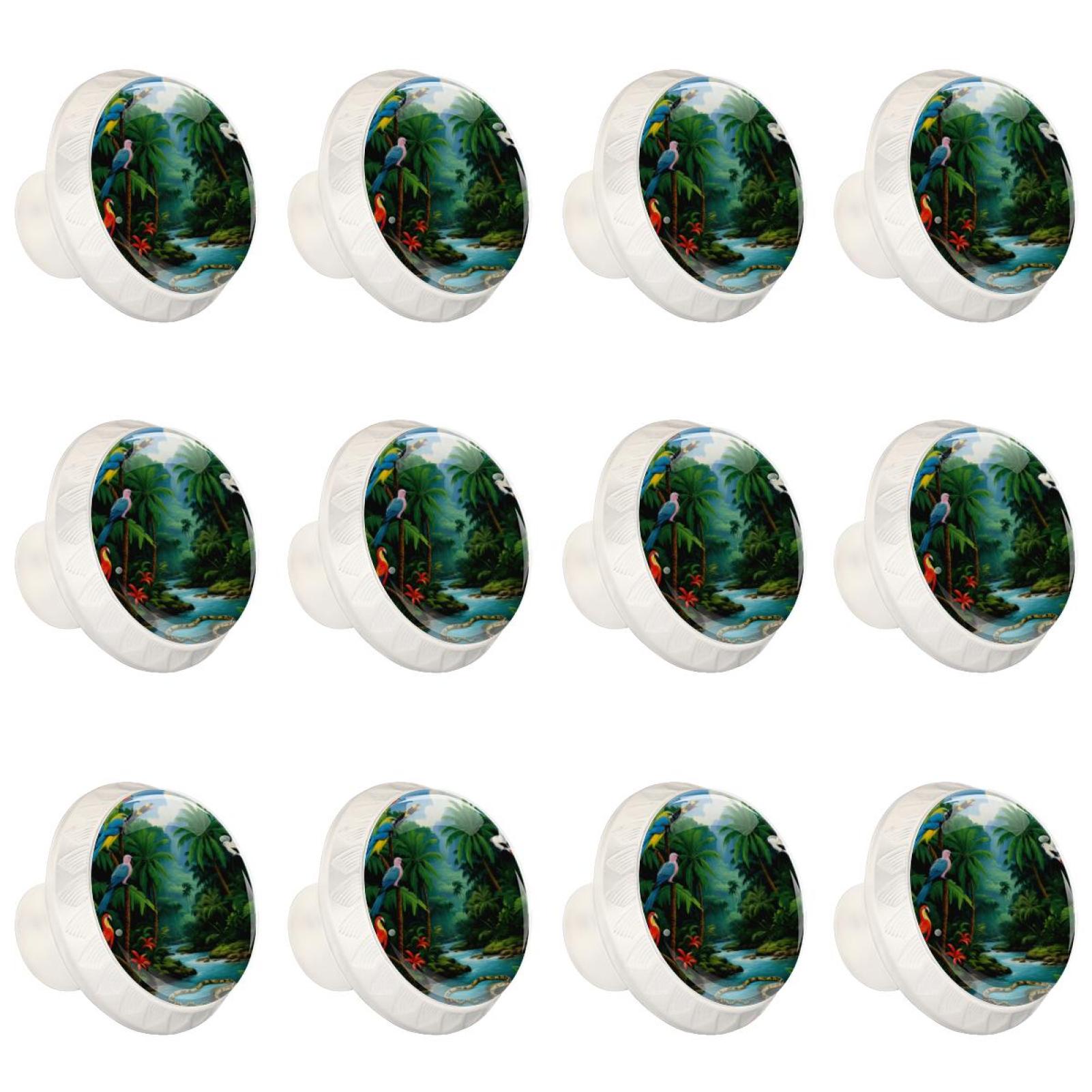 12Pc,Round Dresser Drawer Knobs,Kitchen Handles for