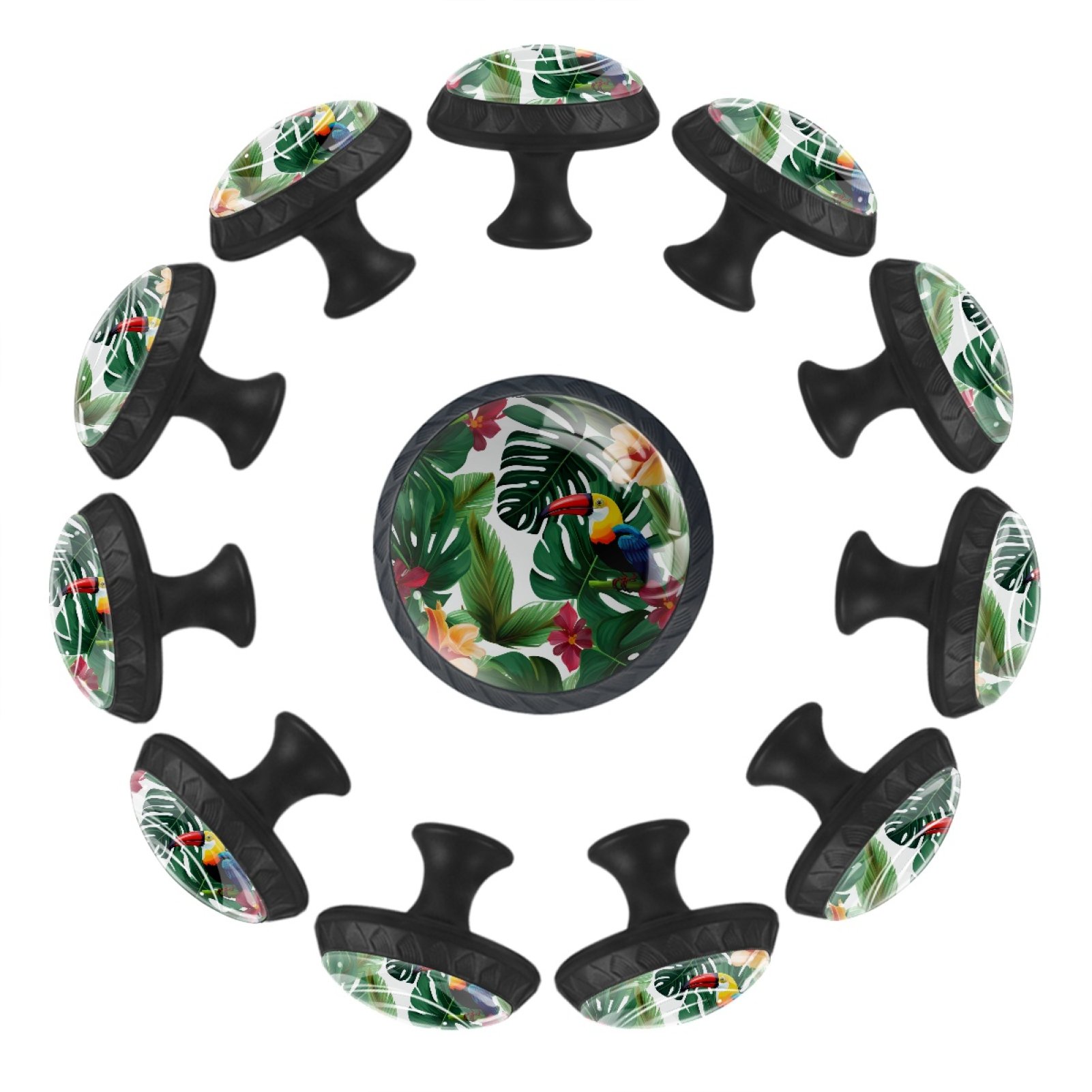 12Pc,Round Kitchen Knobs Handles,Knobs for Dresser Drawers