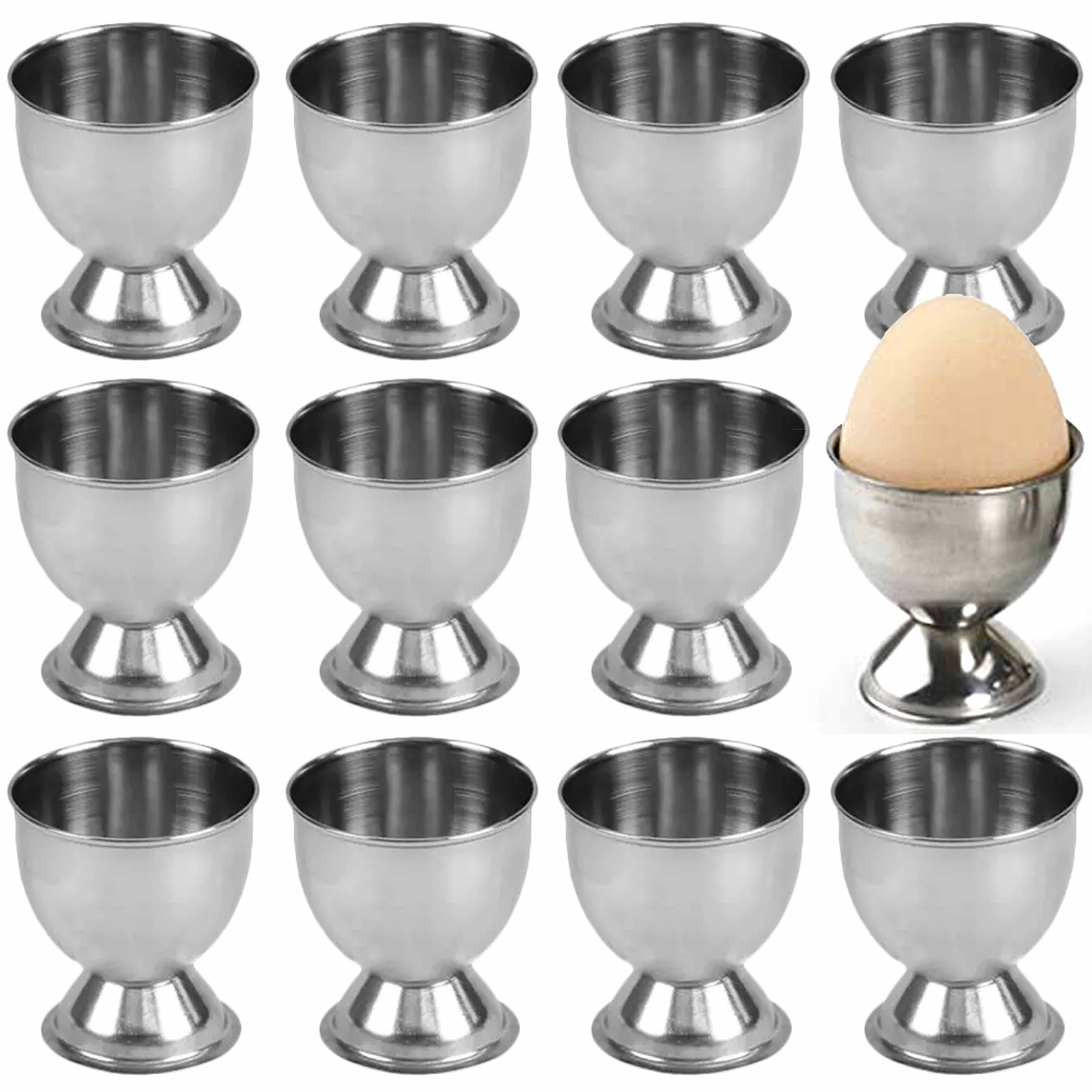 Stainless Steel Soft Boiled Egg Egg Holder Tabletop Cup Handy Stainless  Steel Boiled Egg Cups 1019
