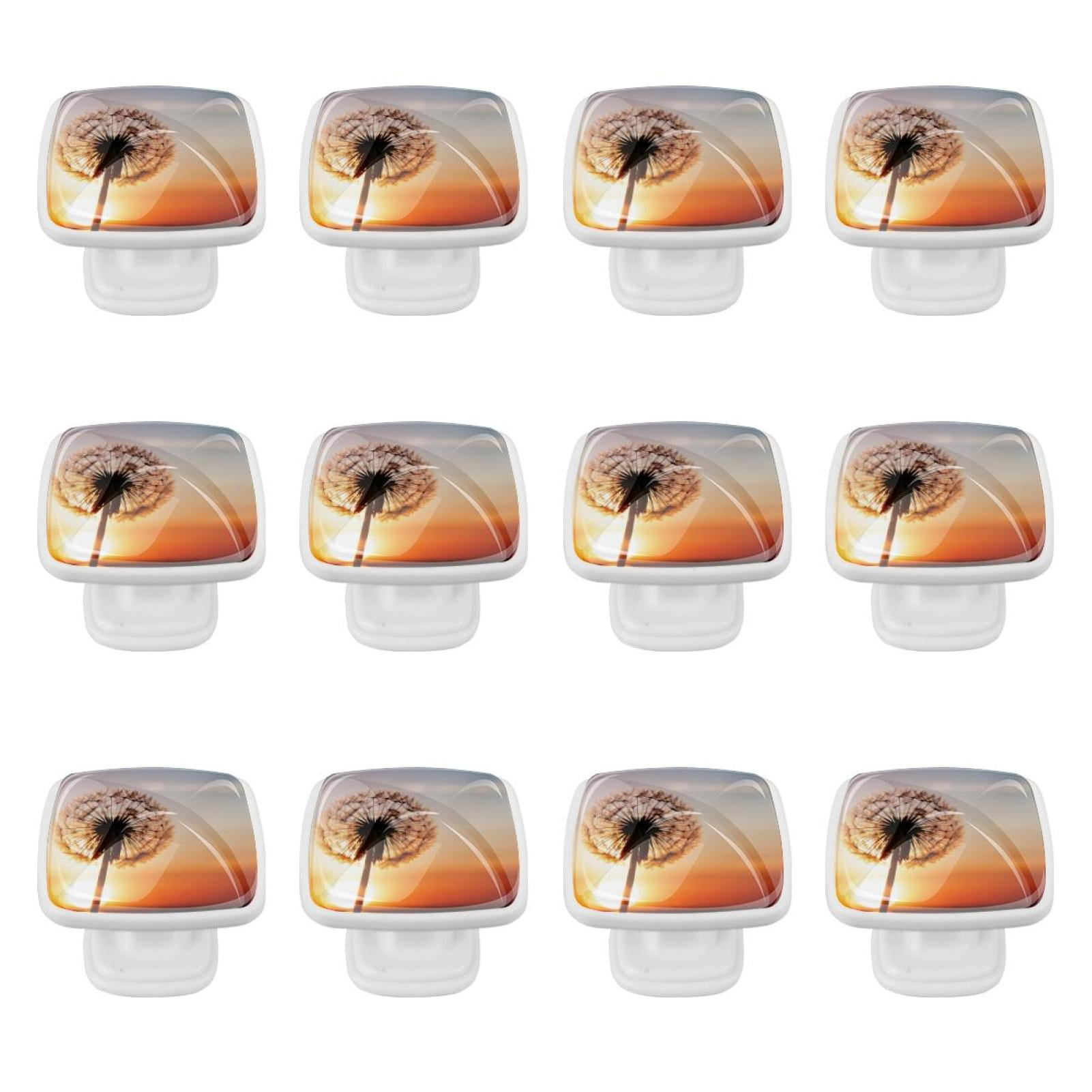 12Pc,Square Kitchen Knobs and Door Handles