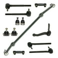 thumbnail image 1 of 12 Pc Steering Kit Adjusting Sleeves Front Inner & Outer Tie Rods Center Link with Idler Arm Upper and Lower Ball Joints, 1 of 9