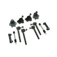 thumbnail image 1 of 12 Pc Steering & Suspension Kit Tie Rod Ends, Sway Bar Links, Adjusting Sleeves, Upper Ball Joints, Lower Ball Joints Fits Models with Bolt On Types Fits select: 1988-1995 CHEVROLET GMT-400, 1 of 11
