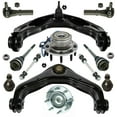 thumbnail image 1 of 12 Pc Suspension Kit Inner & Outer Tie Rod Ends Lower Ball Joints Sway Bar Upper Control Arms Wheel Hub Bearing Assembly / Compatible with 4WD ModelsOnly Fits select: 2001-2007 CHEVROLET SILVERADO, 1 of 11