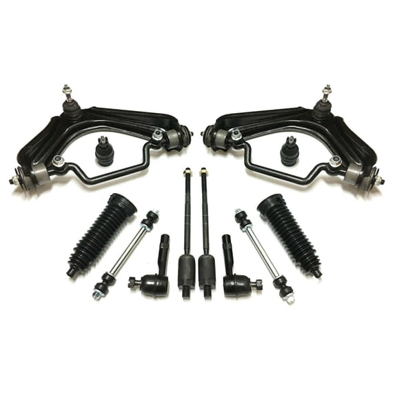 12 Pc Suspension Kit Upper Control Arms + Lower Ball Joints, Sway Bar Links, Tie Rod Ends with Bellow Boots Fits select: 2002-2005 FORD EXPLORER, 2002-2005 MERCURY MOUNTAINEER