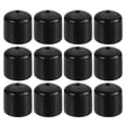 thumbnail image 1 of Uxcell Round Rubber End Caps Flexible Rubber Screw Covers for Metal Tube 1-1/8" 12pcs, 1 of 5