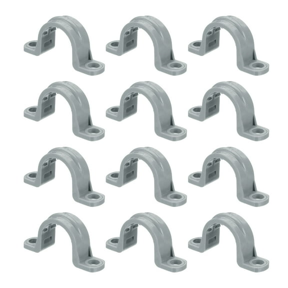 Plastic Conduit Clamp, Pipe Strap Conduit Strap Plastic Pipe Supports for Pipes Conduit Cables 1/2"