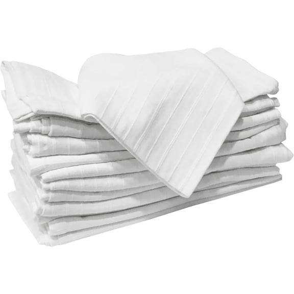 12 Pcs 100% Cotton Kitchen Napkin Towels Premium Absorbent Dish & Tea Towels, Multipurpose Flour Sack Cloth for Drying, Hand Towels & Kitchen Use (18"x18")