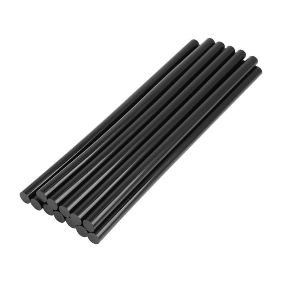 Unique Bargains 12 Pcs 11mm x 270mm Car Paintless Dent Repair Hot Melt Glue Sticks Black