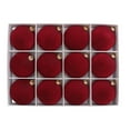 thumbnail image 1 of 12 Pcs 2.36IN Velvet Christmas Balls Bulk Shatterproof Ornaments for Xmas Tree Decorations, Vintage Flocked Hanging for Holiday Party Home Decor Wreath and Garland, 1 of 4