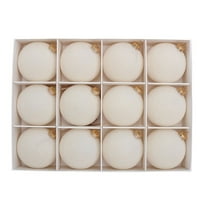 12 Pcs 2.36IN Velvet Christmas Balls Bulk Shatterproof Ornaments for Xmas Tree Decorations, Vintage Flocked Hanging for Holiday Party Home Decor Wreath and Garland