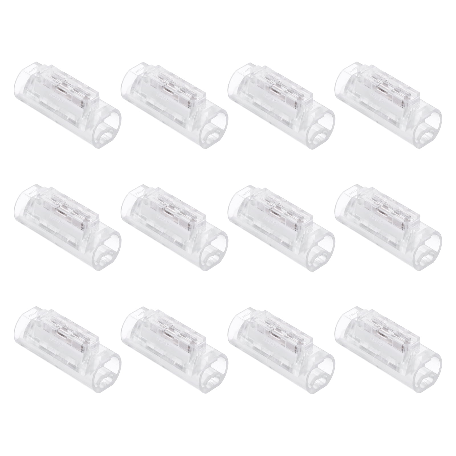 12 Pcs 2 Pin Wire Connectors 22-20 AWG No Strip Insulation Piercing ...