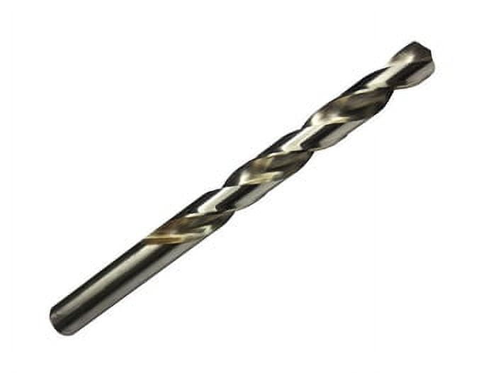 12 Pcs, 23/64" Hss Polished Jobber Length Drill Bit, Drill America, D/Ap23/64, Flute Length: 3-1/2"; Overall Length: 4-7/8"