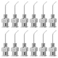 thumbnail image 1 of 12 Pcs 24G 0.51 Inch Bent Blunt Tip Dispensing Needle with Lure Lock for Refilling Liquid Adhesives, 1 of 6