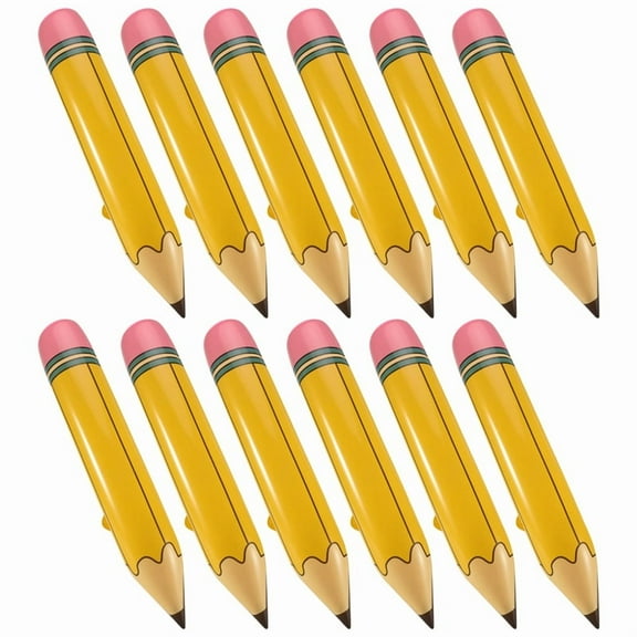 12 x Inflatable Pencil-As Shown