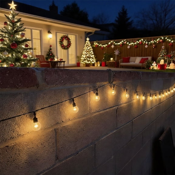 12 Pcs 3.2-6 in Adjustable Outdoor Light String Metal Hook,Windproof Metal Hooks for Hanging Outdoor String Lights Suitable for Concrete Wall Cinder Block and Fence