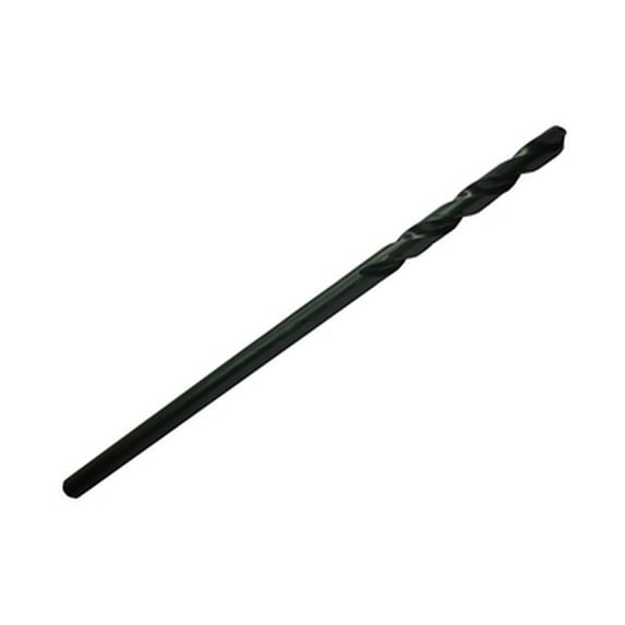 12 Pcs, 31/64" X 6" Hss Black Oxide Aircraft Extension Drill Bit, Qualtech, Dwda/Cx631/64, Flute Length: 4-3/8"; Overall Length: 6"; Shank Type: Round; Number Of Flutes: 2