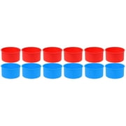 12 Pcs 4 Inch Silicone Baking Molds Nonstick Cake Pan Candy Mousse Cheese Tray for Baking and Epoxy Resin Crafts