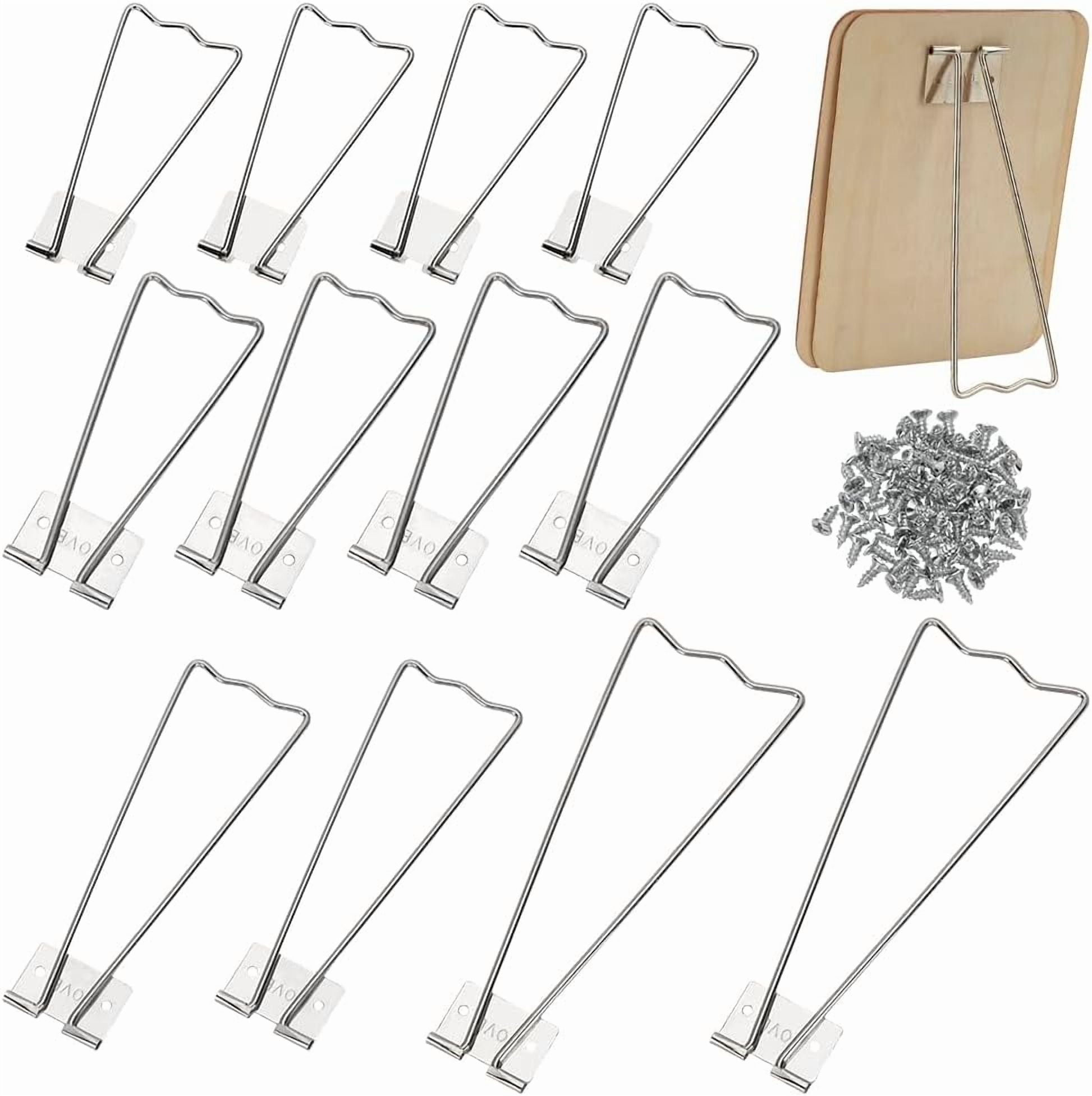 12 Pcs 4 Styles Photo Frame Easel Back Stand Iron Photo Bracket ...