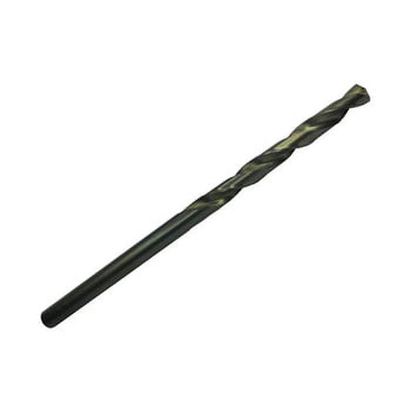 12 Pcs, 5/64" Black Oxide Hss Taper Length Drill Bit, Dwdtl5/64 ,Flute Length: 2"; Overall Length: 3-3/4"; Shank Type: Round, Number Of Flutes: 2
