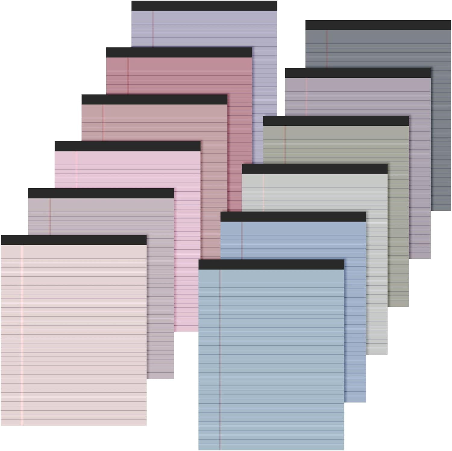 Lincia 12 Pcs Colored Legal Pad Writing Pads 8.5 X | Ubuy - View #2