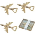 thumbnail image 1 of 12 Pcs Airplane Bottle Opener with Gift Box for Baby Shower Return Gifts and Party Favor Wedding Birthday Decorations (12pcs with Gift Box), 1 of 4