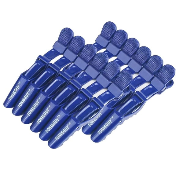 12 Pcs Alligator Clips for Hair Styling Matte Alligator Crocodile Clips for Women Hair Sectioning(Blue)