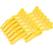 12 Pcs Alligator Clips for Hair Styling Matte Alligator Crocodile Clips for Women Hair SectioningYellow