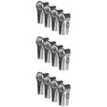 thumbnail image 1 of 12 Pcs Aluminum Pipe Joint Closet Pole Connector Alloy Stainless Steel Rod Connectors Socket, 1 of 6