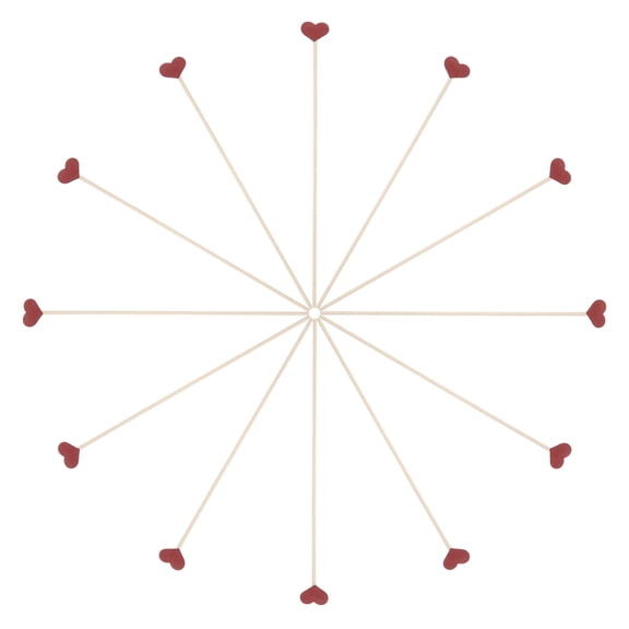 12 Pcs Aroma Bottle Accessories Aromatherapy Diffuser Sticks Red