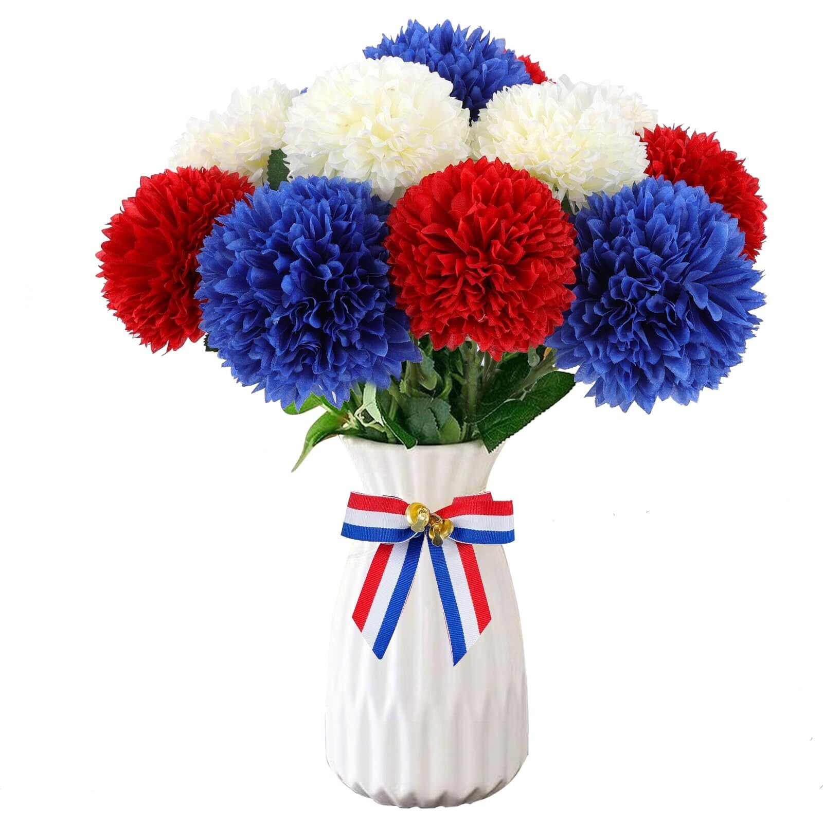 12 Pcs Artificial Chrysanthemums Flowers Ball Flowers, Fake Mums ...