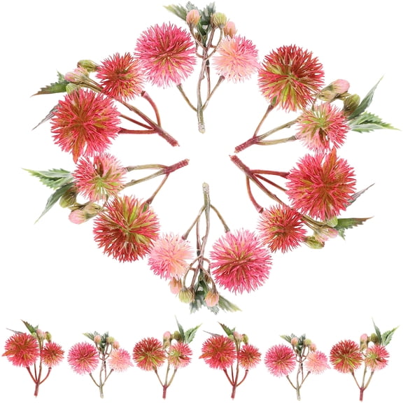 12 Pcs Artificial Plastic Flowers Unique Design DIY Decoration