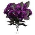 thumbnail image 1 of 12 Pcs Artificial Roses Flowers Halloween With Eyeball Decoration Artificial Artificial Roses, 1 of 6