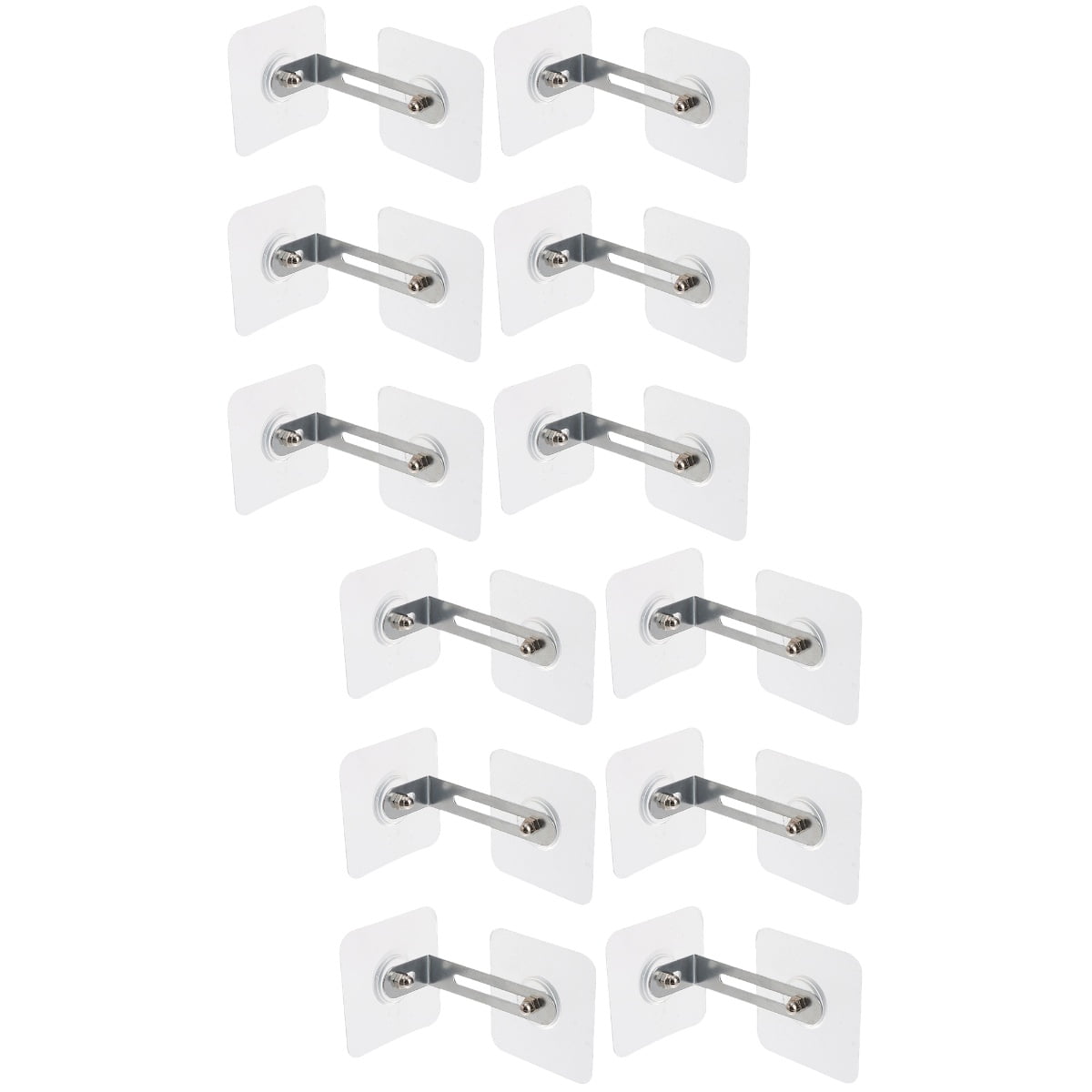 12 Pcs Baby Proofing Furniture Anchors Anti Tip Adhesive Furniture Wall