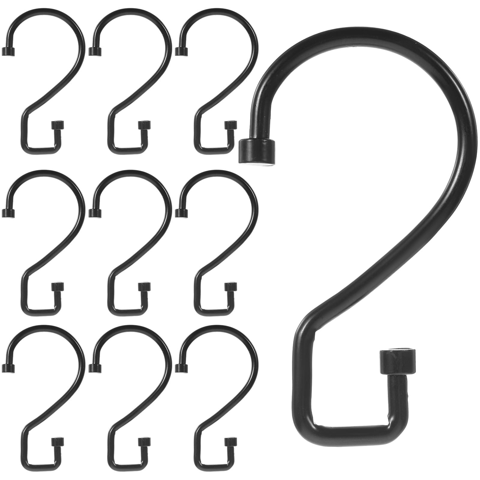 12 Pcs Bathroom Hook Curtain Holdbacks Hooks for Drapes Shape Hangers