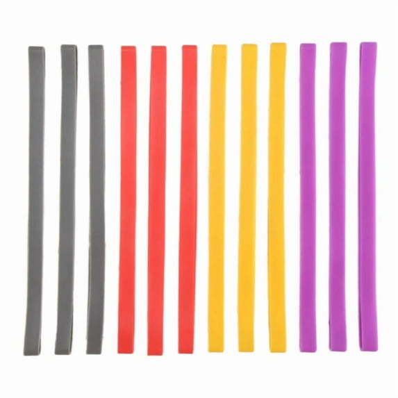 12 Pcs Beach Towel Bands,Elastic Holder,Chair Clips,Multicolor Bands for Chairs Swim Vacation