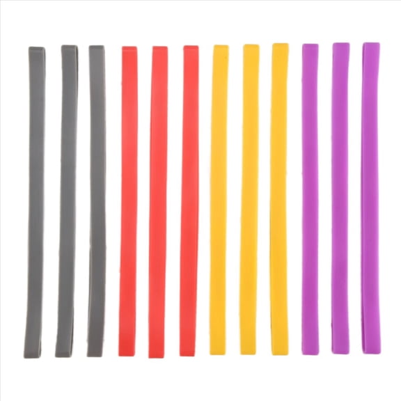 12 Pcs Beach Towel Bands,Elastic Holder,Chair Clips,Multicolor Bands for Chairs Swim Vacation