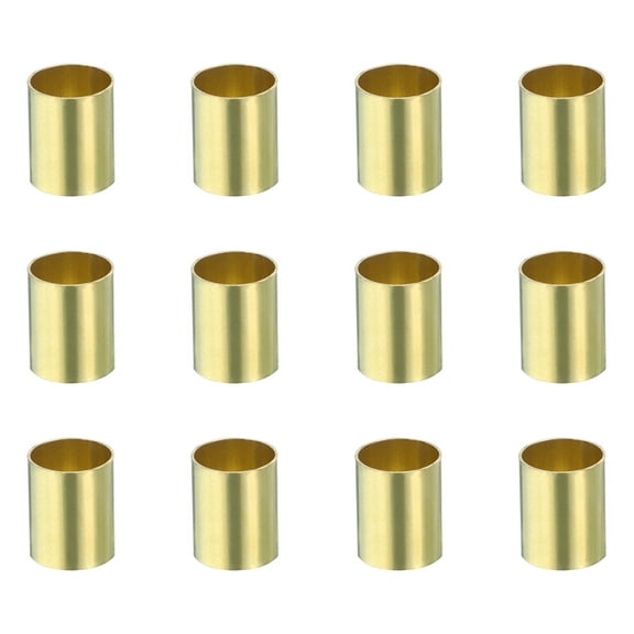 12 Pcs Belt Clamp 2GT Copper Buckle, Durable Wire Cable Connector, for Width 6mm Open Timing Rubber Belt