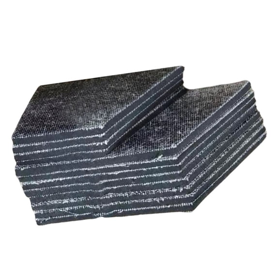 12 Pcs Billiard Table Cushion Facings, Rubber Pool Table Corner Bumpers for Snooker Tables, Protective Strips for Ball Pocket Bonding Points, Black(Angle)