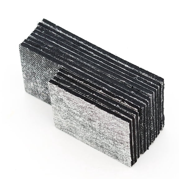 12 Pcs Billiard Table Cushion Facings, Rubber Pool Table Corner Bumpers for Snooker Tables, Protective Strips for Ball Pocket Bonding Points, Black(Square corner)