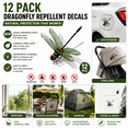thumbnail image 1 of 12 Pcs Bio-Mimetic Dragonfly Repellent, Safe Chemical-Free Bug Deterrent Decals for Strollers, Windows & Car Exteriors, Realistic 3D Visual Predator Stickers, 1 of 6