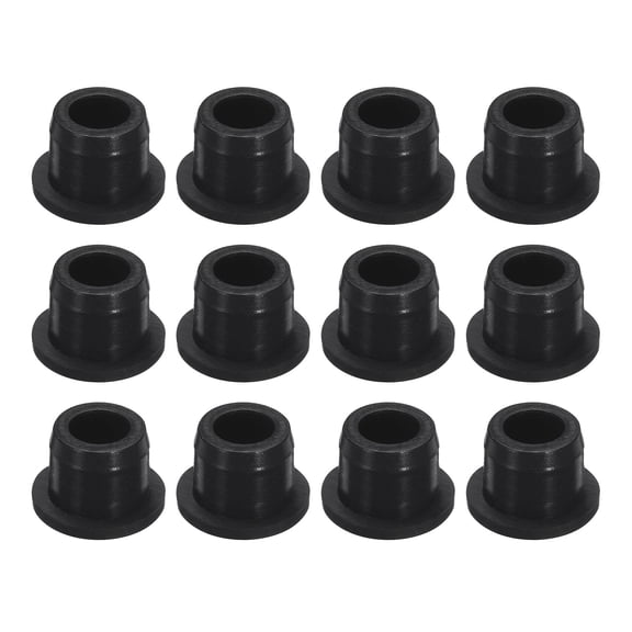 12 Pcs Black Plug Holes, H13 Rubber Button Plug for 12 -13mm/0.47 -0.51" Hole