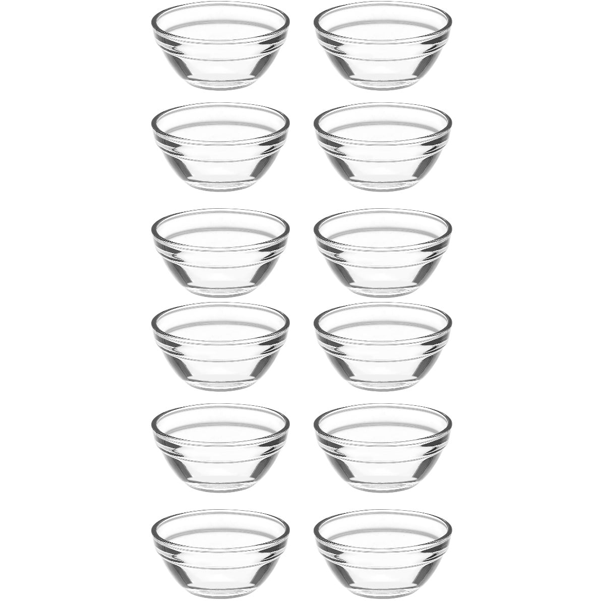 12 Pcs Bozai Cake Bowl Dessert Bowls Glass Small Glass Bowls Mini Glass ...