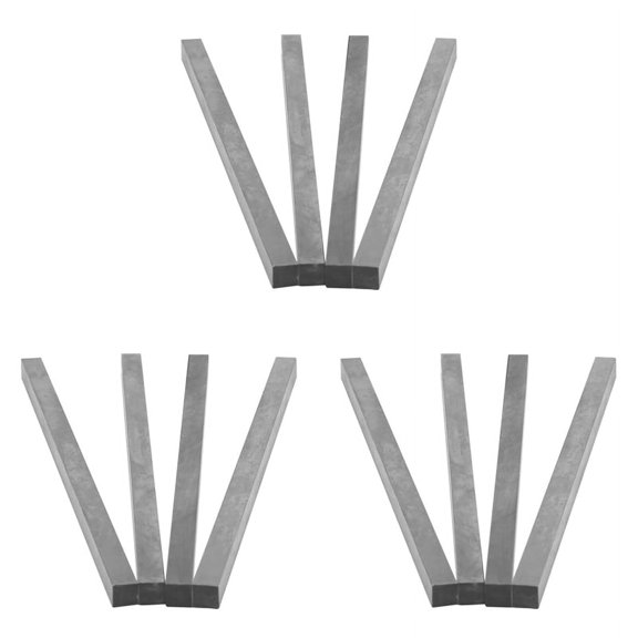 12 Pcs CNC Lathe HSS Square Cutting Tool Bits Bar 8mm X 8mm X 200mm Gray,12 x Lathe HSS Tool Bit,Gray
